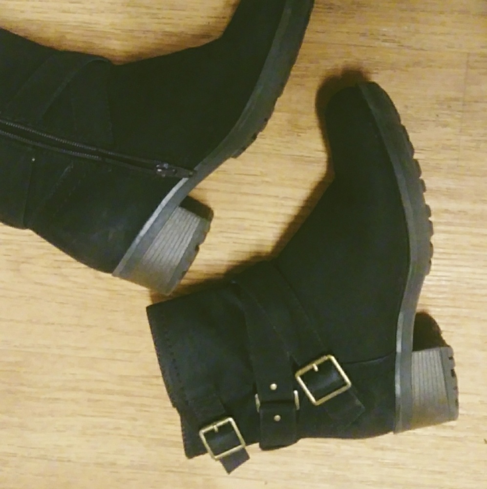 White Mountain Strapped Booties - image 1